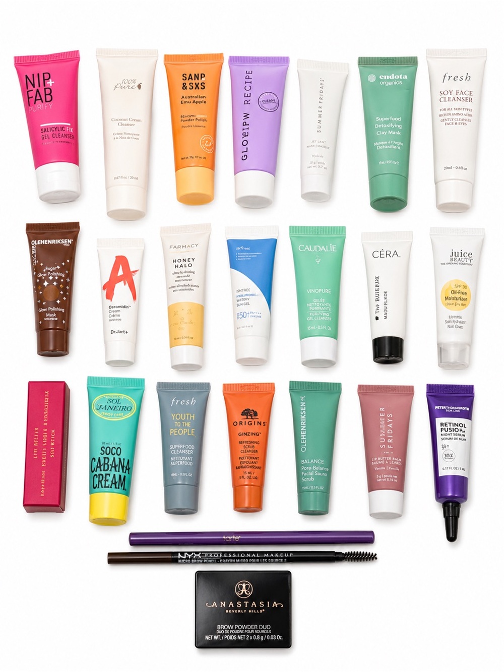 Sephora Skincare & Beauty Mini Bundle | NIP+FAB Ofra Neogen Some By Mi 25+ Piece